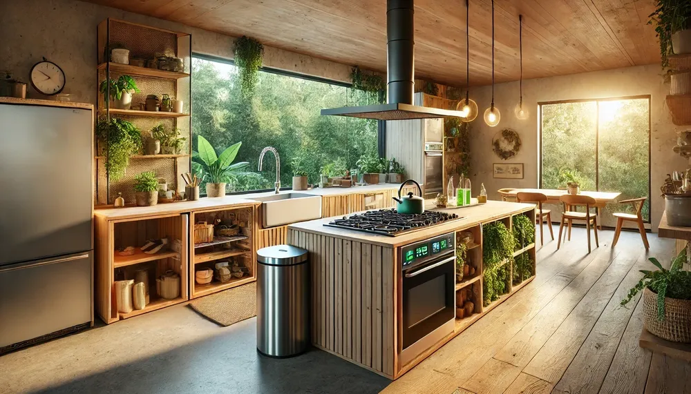 DALL·E 2024-11-03 23.14.31 - A realistic, ultra-detailed horizontal image of an outdoor eco-friendly kitchen in Argentina, with sustainable cooking technology, including an innova